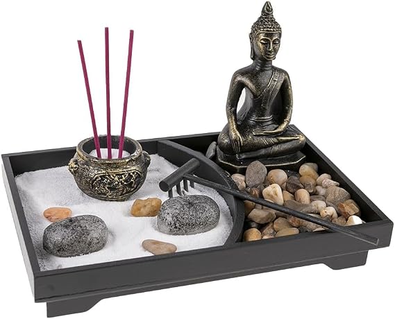 lachineuse - Zen Buddha Garden - Zen Decor - Asian Atmosphere