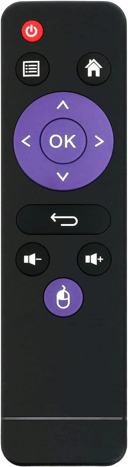 Replace Remote Control Fit for Android TV Box H96 MAX RK3318 H96 MAX X3 | H616,H96-Mini V8, MX10 PRO, X10 Plus