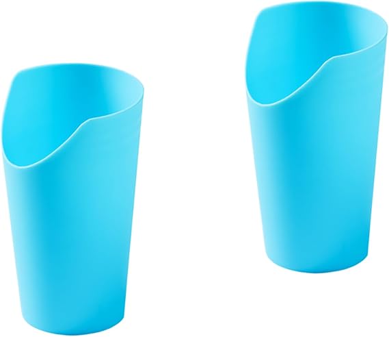 2pcs Nosey Cups 8.7oz,Elderly Care Cups for Physical Therapy Recovery and Rehabilitation (2)
