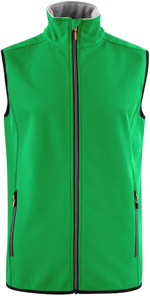 Printer Mens Trial Softshell Body Warmer M Fresh Green