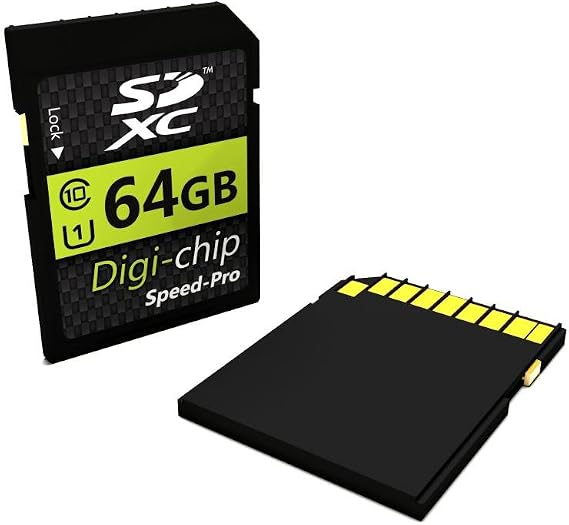 64GB, class 10 SD SDCX memory card for Nikon Coolpix S9700, P340, P600, P530, S32, S2900, S3700, S6900, S7000, S9900, P610, S33 & Coolpix P900