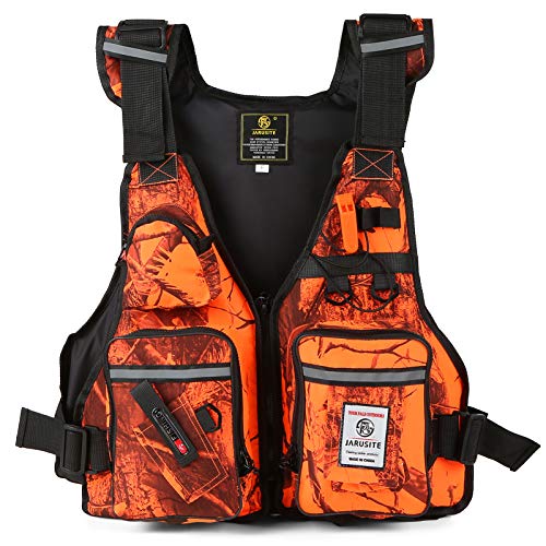 Fly Fishing Vest, Lightweight Breathable Fishing Jacket for Sailing Boating Kayak Bass Fishing