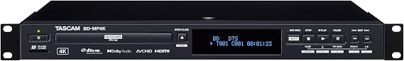 Tascam BD-MP4K Professional-Grade 4K UHD Blu-Ray Player