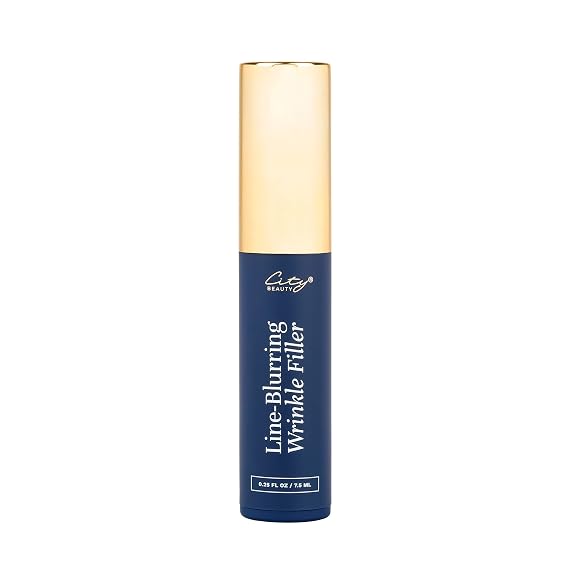 City Beauty Line-Blurring Wrinkle Filler Spot Solution for Wrinkles & Fine Lines Smooth, Firm & Hydrated Skin for Face & Neck Clean Formula with Peptides & Diamond Powder