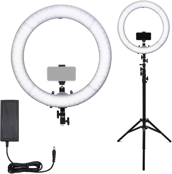 Koah SOL Sphere 19-inch 55 Watt Dimmable Ring Light Kit