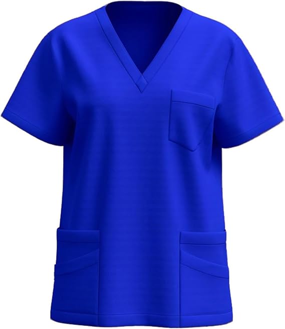 2026 Women Nursing Scrubs Tops Housekeeping Uniform Scrub Tops Cleaning Clothes for Cleaning Jobs