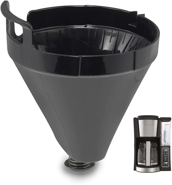 Replacement Brew Basket For Ninja Coffee Maker, Compatible with Models CE200 and CE201 Series, Black