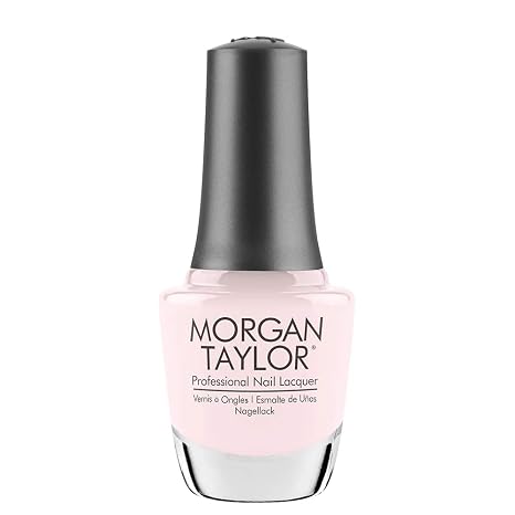 Morgan Taylor Nail Lacquer (I'm Charmed) Light Pink Professional Lacquer, Vibrant, Chip-Resistant, Fast-Drying, Long-Lasting, High-Shine, Perfect for Manicures & Pedicure, 0.5 ounce.