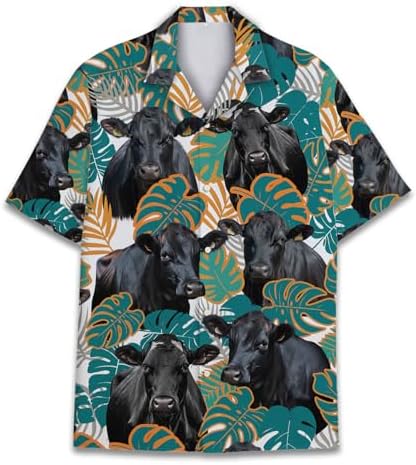 Bigfoot Beers Hawaiian Shirt for Men Tropical Summer Beach Casual Button Down Shirt Holiday Shirt Short Sleeve