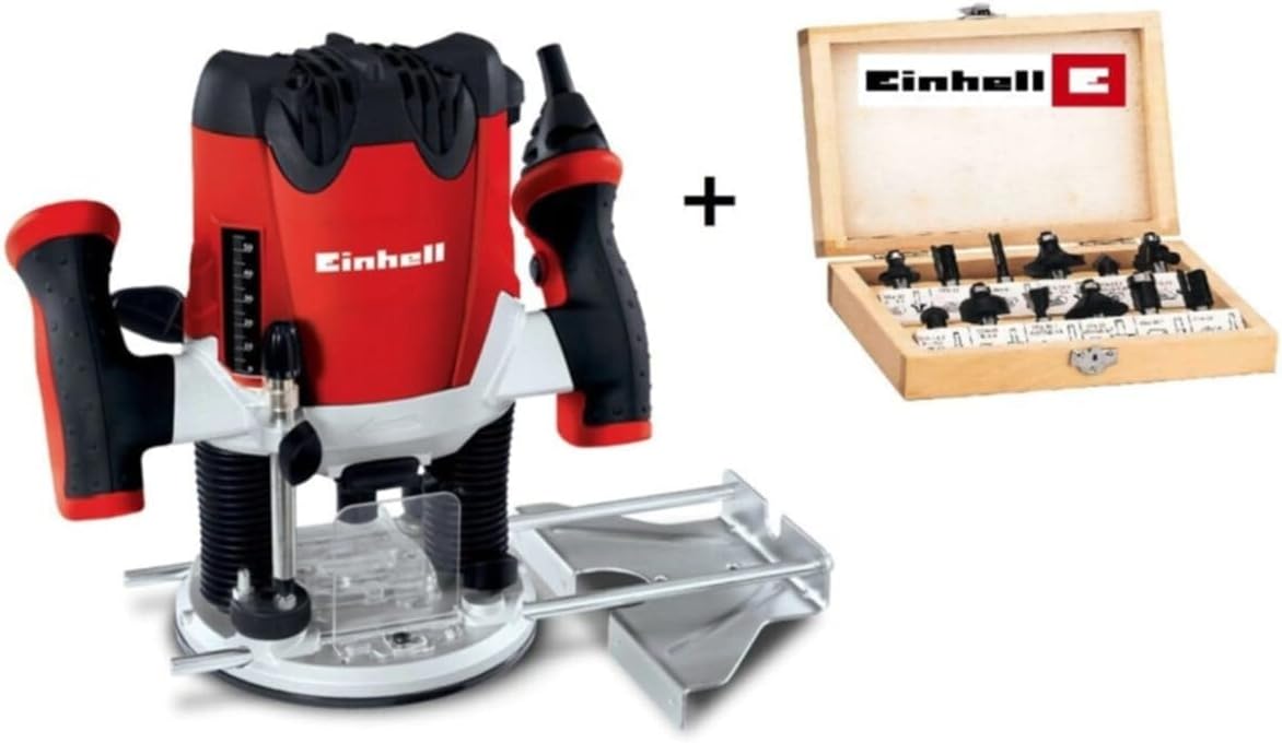 Einhell Tc-Ro 1155 E Dik Freze Makinesi 12 Parça Freze Uç