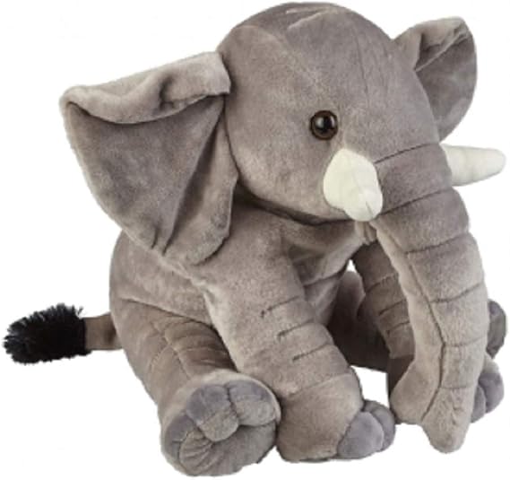 Ravensden Soft Toy Elephant Sitting 35cm
