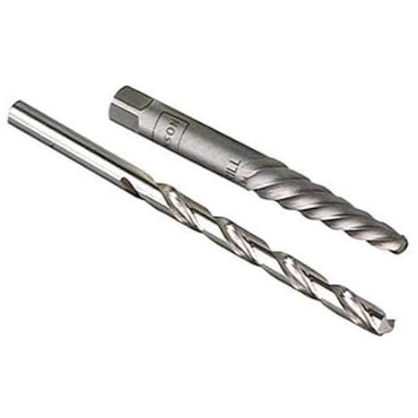 57013 Ex-1 Spiral Flute Screw Extractor + 5/64 Drill Bit Combo Set | Carbon Steel | 3-Pack