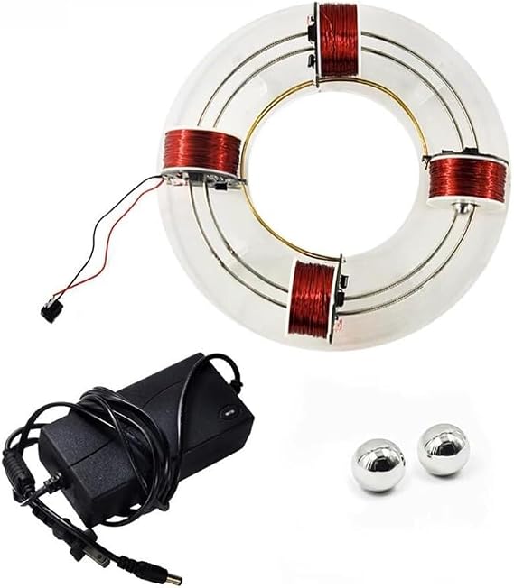 Electromagnetic Cyclotron- DIY Four Coils Circular Accelerator Scientific Experiment Equipment Physics Teaching Aids Model