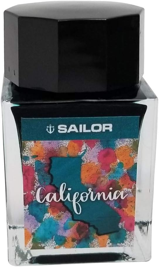 Sailor, USA State Bottle Ink, California (Blue), 20ml, 13-9427-202