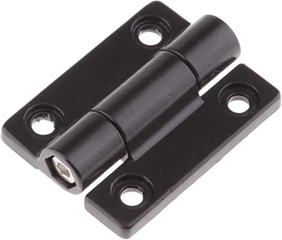 Adjustable Torque Position Control Hinge With Holes, Aluminum Alloy,Black