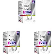 Ocean Daily One Energy Multivitamin & Multimineral 30 Tablet Takviye Edici Gıda (3 paketi)