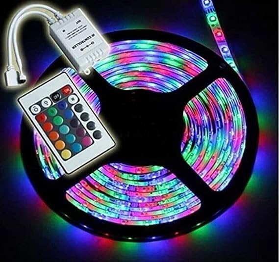 Rgb Serit Light Illumination 5 Meters Led Animated Plug Operate Operated Transformer