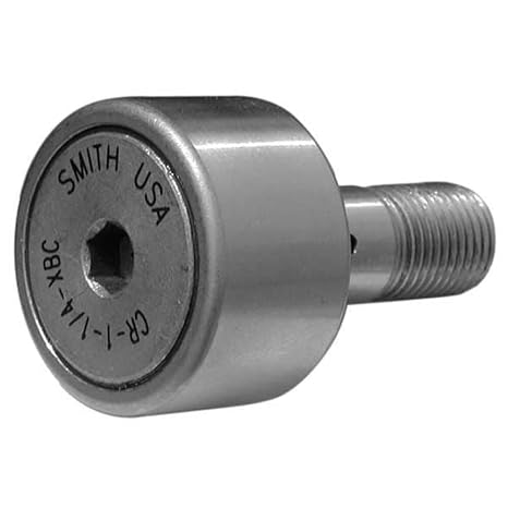 Smith Bearing Cam Follower,Crown,Stud,Hex Socket,Seal CR-1-3/4-XBC - 1 Each