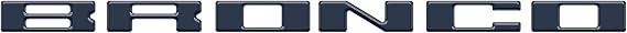 Glovebox Letter Inserts - Compatible with 2021-2026 Bronco
