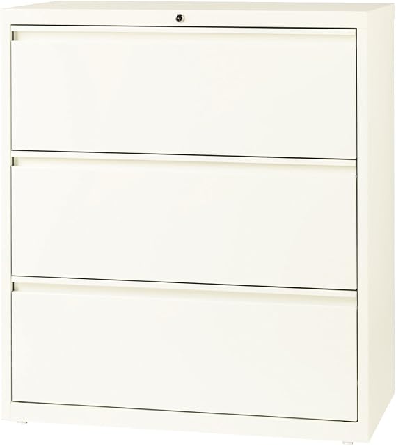 Commercial 3-Drawer Lateral File with Full Width Pull, 36-Inch Wide - Cloud