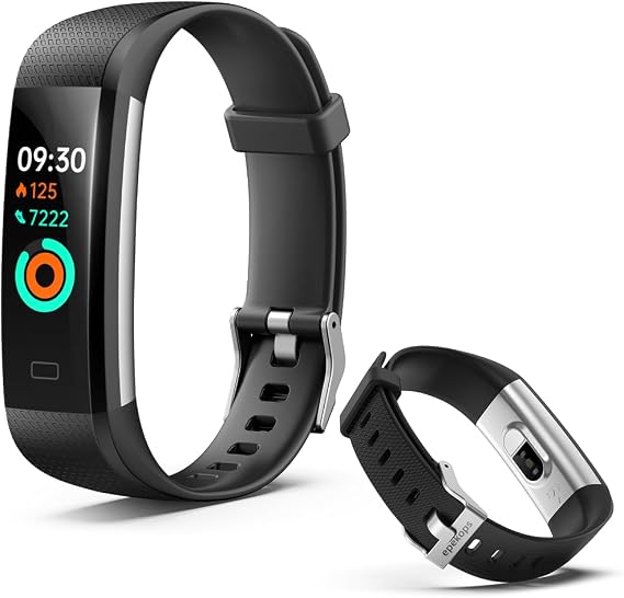 Fitness Tracker with Heart Rate Monitor/Step Counter/Calories, Activity Tracker Smart Watch Slim Smart Bracelet Sleep Monitor, IP68 Waterproof, Pedometer Health Tracker for Man Women