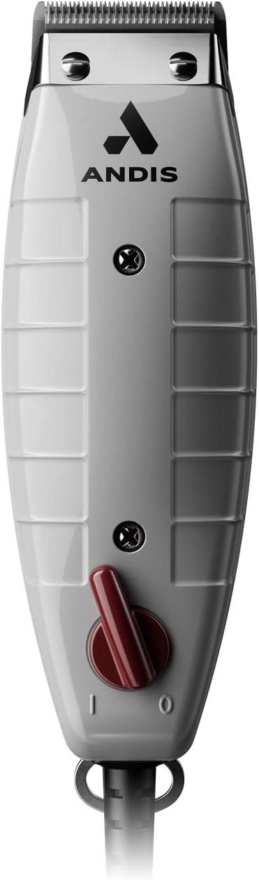 Andis 04685 Professional Outliner ll Square Blade Beard Trimmer - Blade Zero Gapper, Carbon Steel Blade - Grey