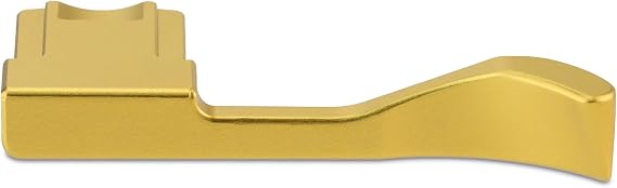 Metal Thumb Up Rest Hand Grip for Fujifilm X100VI Fujinon X100V Camera Accessories Haoge THB-XVG Gold Hot Shoe Thumb Up