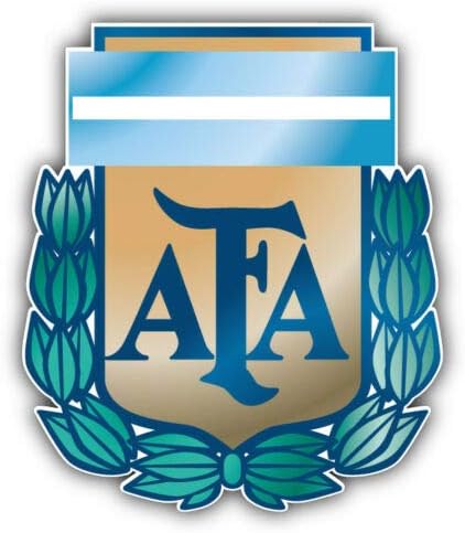 AFA Argentina National Team Soccer Football - Sticker Graphic - Auto, Wall, Laptop, Cell, Truck Sticker for Windows, Cars, Trucks