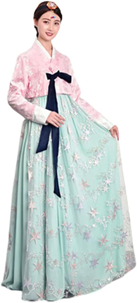 Women Hanbok Dress Korean Traditional Hanbok Korean Traditional Clothes Korean National Costumes