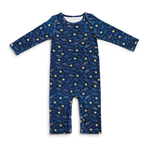 Blue Twinkle Little Star Babys 0-6 Months Cotton Plush 2 Piece Stuffed Bear and Pajama Set