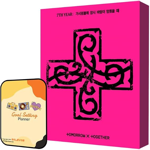 TOMORROW X TOGETHER (TXT) Album - 7TH YEAR: A Moment of Stillness in the Thorns Random PPULBATU Ver. (Weverse Albums ver.)+Pre Order Benefits+BolsVos Exclusive Idol-Inspired Giveaways Package
