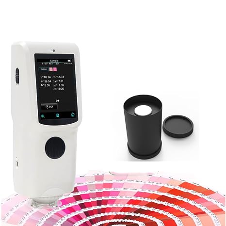 Digital Spectrocolorreader Color Meter Tester Analyzer Spectrophotometer with Aperture 8mm Specular Component SCI Color Space CIE LAB,XYZ,Yxy,LCh Observer Angle 10 For Paint Ink Textile Ceramic