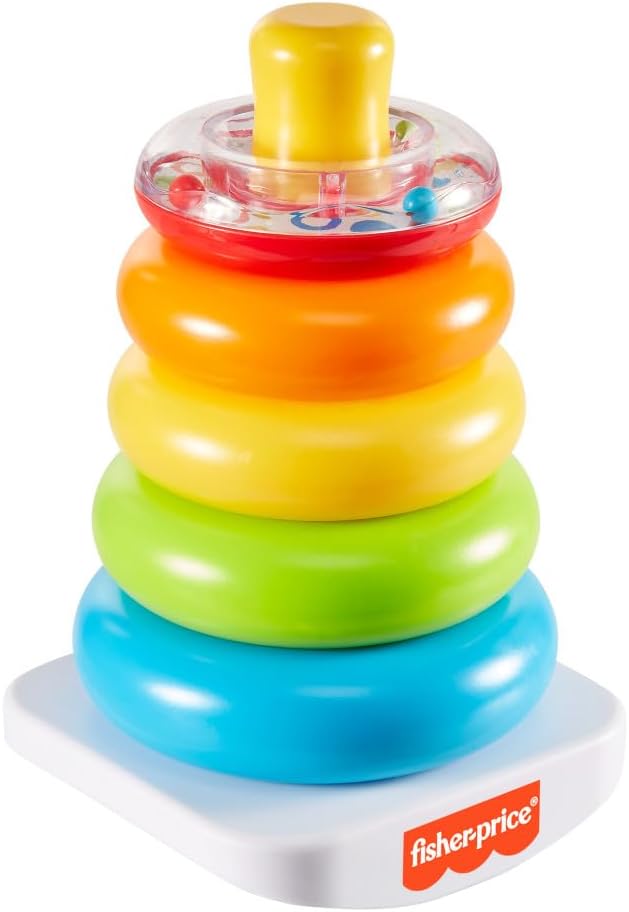 Fisher-Price Baby Toy Pyramid Hoops for Kids 6 Months and Up