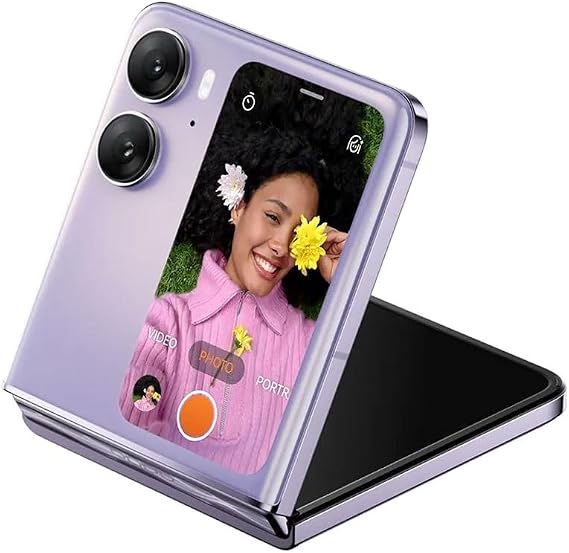 OPPO Find N2 Flip Dual-SIM 256GB ROM + 8GB RAM (GSM only | No CDMA) Factory Unlocked 5G Smartphone (Moonlit Purple) - International Version