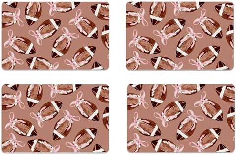 Debit Card Skin Sticker Compatible for Debit Card, Credit Card,Transportation Card,Key Card, Vinyl Matte Decal No Bubble, Slim, Waterproof,Protector Skin Rugby Bow