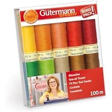 Gutermann Thread Set: Sew-All: 10 x 100m: Assorted