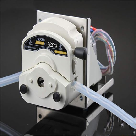 0-3000ml/min High Flow Peristaltic Pump with Stepper Motor 24v Low Noise, Easy Mounting Quick Loading Tube, Programmable Arduino/PLC/Raspberry Pi