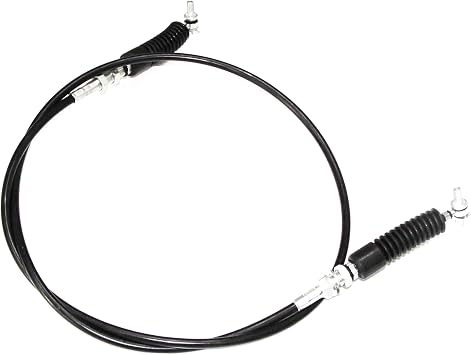 BYWIN Shift Cable Crew for Polaris Ranger 500/800 2010-14, Alloy Steel, Black with Chrome Finish, 131.89 Inches
