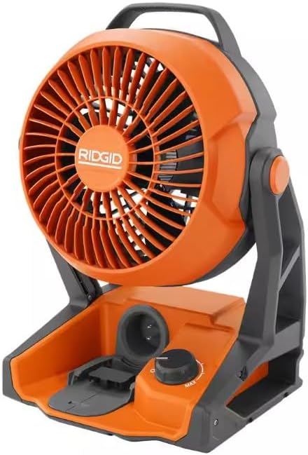RIDGID 18V 18 Volt Cordless Hybrid Jobsite Fan (Tool Only)
