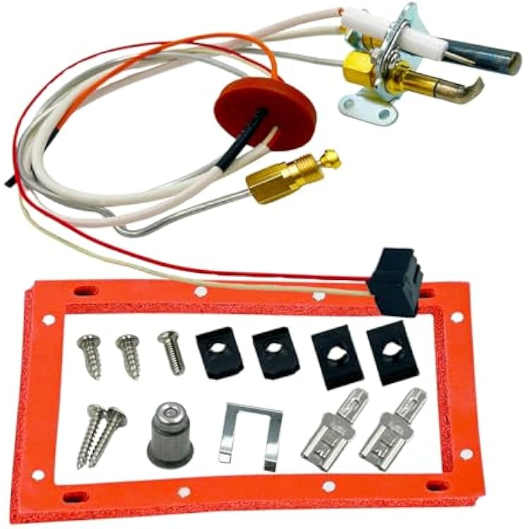 MENSI Pilot Burner Assembly Replacement Replace for Kit SP20824,SP20754,SP21058,SP21059,SP20800 Compatible for Rheem, Ruud and Richmond Water Heaters, NG with LP Orifice