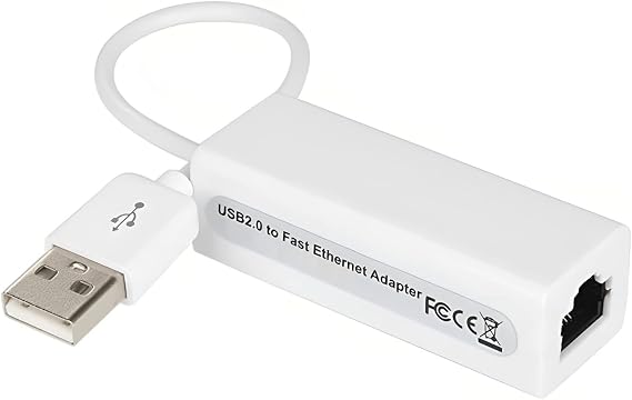 JacobsParts USB 2.0 Ethernet Network Adapter 100Mbps Wired LAN for Windows and Linux