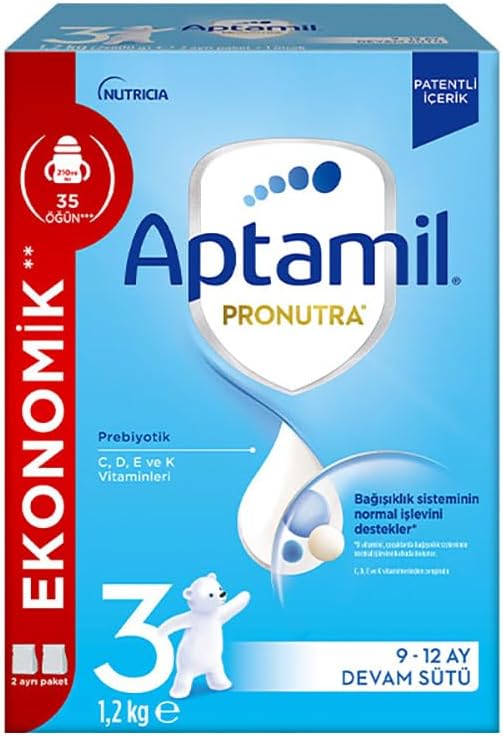 Continued Milk with Aptamil 3 Prebiotics 1200 Gr
