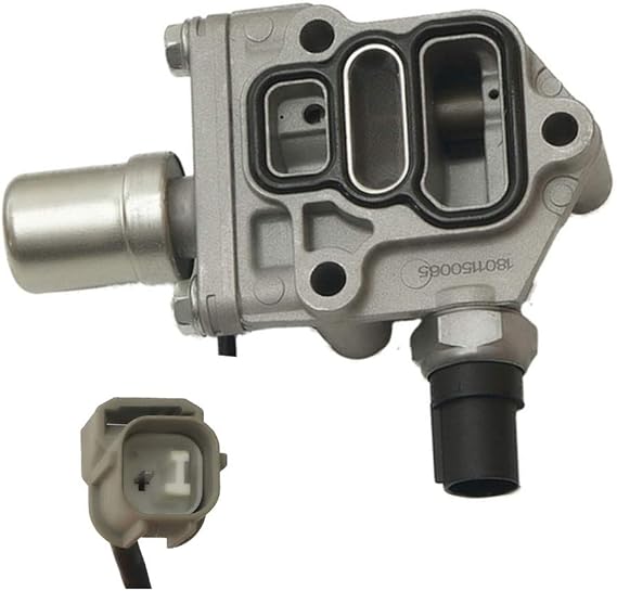 VTEC Solenoid Spool Valve With Gasket Compatible with15810-PLR-A01 For 2001-2005 Honda Civic 1.7L