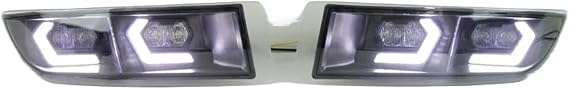 For Toyota Prado 120 FJ120 2003-2009 Car LED Fog Lamp Assembly 12V Daytime Running Light + Turn Signal