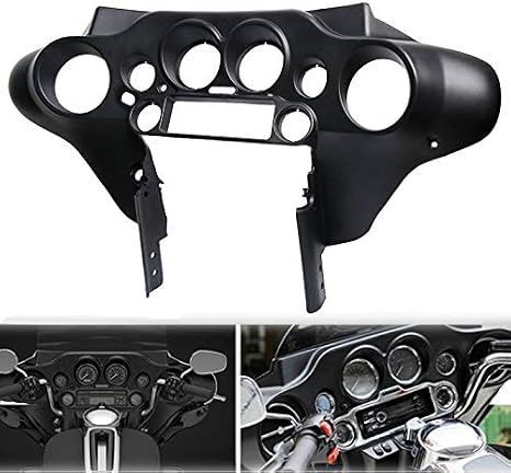 XFMT Motorcycles Black Speedometer Cover Upper Inner Fairing Cowl Compatible with Harley Electra Street Glide 2014-2023