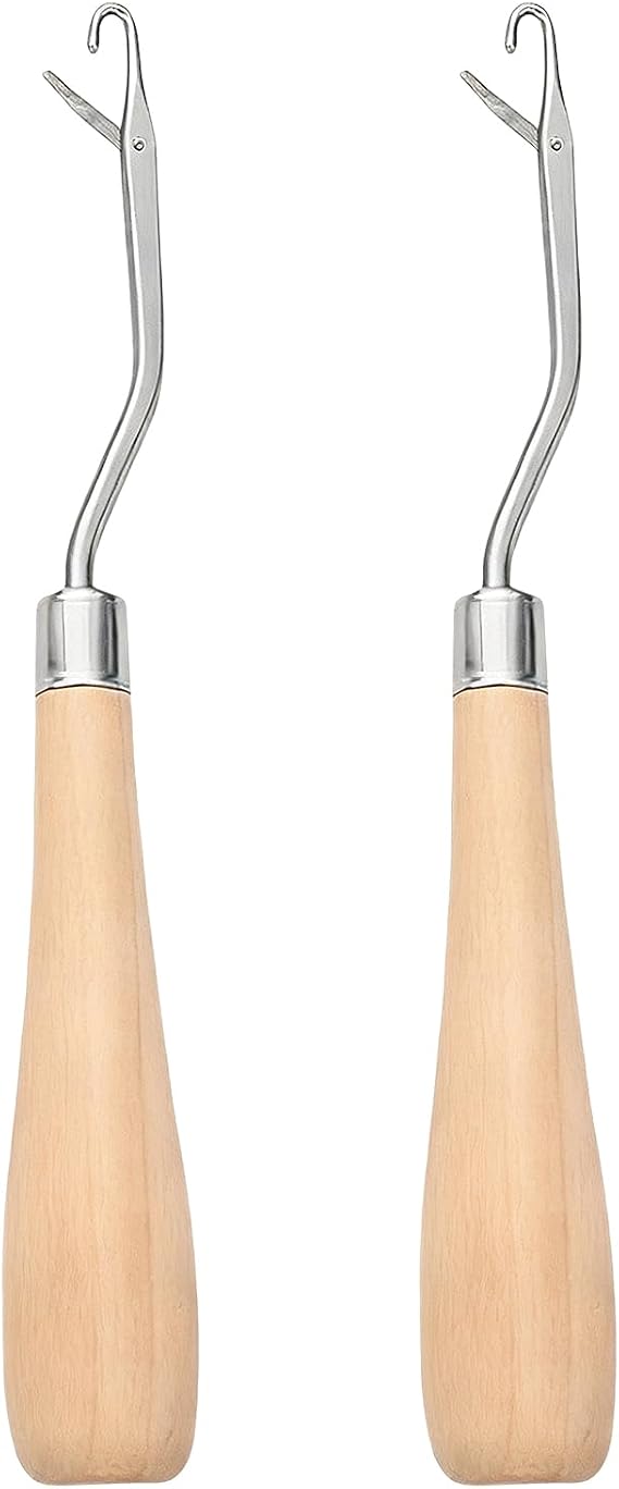 2 PCS Latch Hook Tool, Crochet Hook Tool, Latch Hook Crochet Needle Set
