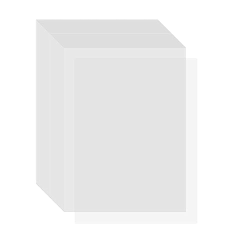 100 Sheets Acetate Sheets A4, Flexible Clear Acetate Plastic Sheet Lightweight PET Paper Film Thin Panels for DIY Craft Picture Poster Frames Arts Craf