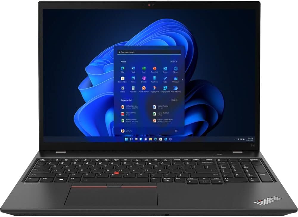 Lenovo ThinkPad T16 Gen 2 Laptop 2023, 16 WUXGA IPS, Intel i7-1360P 12-Core, Iris Xe Graphics, 16GB DDR5, 1TB SSD, Backlit Keyboard, Thunderbolt 4, Fingerprint, Wi-Fi 6E, Win10 Pro, COU 32GB USB
