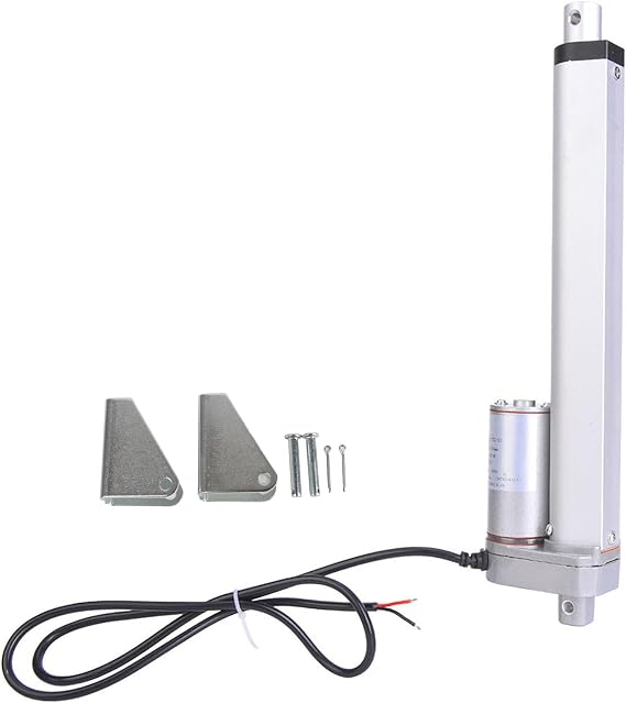Linear Actuator, 12V DC Small Linear Actuator, 1.2" per sec High-Speed Speed Motor, Electric Linear Actuator, 300N (67lbs), IP45 Mini Motion Actuator for Multiple Purposes(8" Stroke)