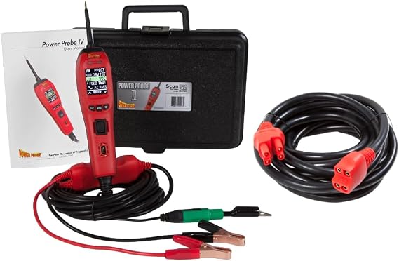 Power Probe 4 Tester with 20 ft Extension Cable Bundle